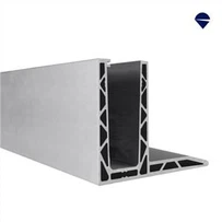 アルミチャンネルシステムの内部コーナー