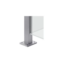 90度コーナーアルミポストトップマウント